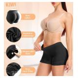 KIWI RATA Womens Seamless Butt Lifter Padded Lace Panties Enhancer Underwear