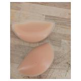 Women Soft Silicone Bra Inserts Breast Chest Enhancer Pads Push-up/Gathering for A/B/C Cup, Skin