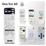 Projector Remote Control Only for Epson LCD Home Cinema, Powerlite, EB-,EX,VS, H, BrightLink, EMP- Series Projectors Remote Replacement