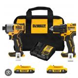 DEWALT 20V MAX 2-Tool Brushless Power Tool Combo Kit with Soft Case