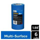 Scotch Blue Painter s Tape 1.88 in. x 60 yd. 6pk MISSING 1