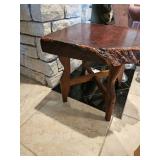 Very nice, Live Edge wooden end table,