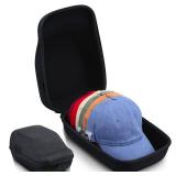 Ozueccr Hard Case, Storage for Baseball Caps with Carrying Handle & Shoulder Strap - This Organizer Holder Protects up to 6 Hats - Perfect for Traveling & At-Home Storage