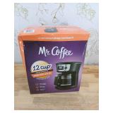 Mr. Coffee 12-Cup Programmable Coffee Maker - Black/Stainless Steel