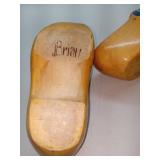 Vintage , made in Holland , hand painted, wood clogs