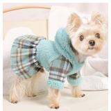 Dog Hoodie Dog Sweater Dog Winter Clothes for Small Dogs Boy Girl Pet Hoodies for Dogs Cold Weather Dog Coats Fall Dog Sweatshirt for Chihuahua Yorkie Cat Sweater Dog Costumes (Small, Green)