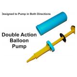 Double Action Hand Held Balloon Hand Pump   Pumps Air in Both Directions   2 Way Dual Action