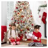 $68 4.5ft Pre-Lit Artificial Christmas Tree