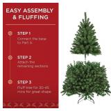 $50 4.5ft Artificial Christmas Tree, Unlit Spruce