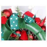 16" Artificial Christmas Balls Wreath