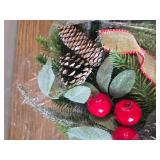 Eucalyptus Pine Cone Christmas Wreath