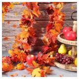 $60 20 Pack 5.6ft Fall Leaves Garland Bulk