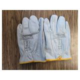 MAGID Leather Lineman Work Gloves, Size 10