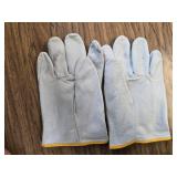 MAGID Leather Lineman Work Gloves, Size 10