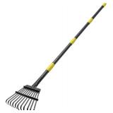 Rake for Leaves, Heavy Duty Garden Rake, 60