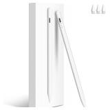 Stylus Pen for iPad, 13 mins Fast Charge for Apple iPad Pencil with Palm Rejection, Tilt Sensitivity, Work for 2018-2024 iPad Air 3/4/5/M2, iPad Mini 5/6, iPad 6/7/8/9/10, iPad Pro 11"/12.9"/M4