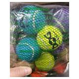 insum Squeaky Tennis Balls for Dogs Colorful Easy Catching Pet Dog Balls 12 Pack (2.0inch-6colors)