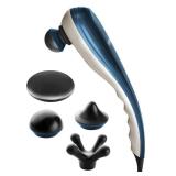 Wahl Deep Tissue Corded Long Handle Percussion Massager - Handheld Therapy with Variable Intensity to Relieve Pain in The Back, Neck, Shoulders, Muscles, & Legs FSA Eligible - Model 4290-300