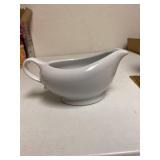 White Porcelain Gravy Boat