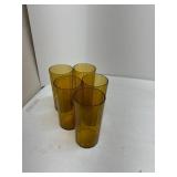 Lot of 5 Plastic Water Glasses