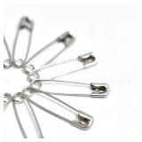 1000Pieces  Safety Pins, 1.1 Inch Safety Pins Clothing Clips Tool 28mm Decorative Safety Pins Assorted, Sewing Accessories Kit.