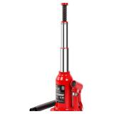 BIG RED 4 Ton (8,000 LBs) Torin Double Ram Welded Hydraulic Car Bottle Jack for Auto Repair and House Lift, Red, ATH80402XR(missing stick)