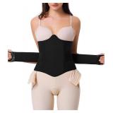 YERKOAD 360 Lipo Foam Ab Board Post Surgery Liposuction Abdominal Compression Boards Tummy Tuck Recovery Waist Cincher?Black,M