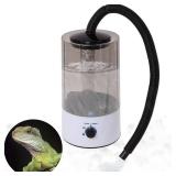 Reptile Humidifier Fogger, (4L) Fog Machine for Reptile Terrarium Tank, Pets Mister Adjustable Fog for Chameleon, Bearded Dragon, Amphibians Vivarium (4L Large Size)