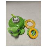 Move2Play, Turtle Ring Stacking Toy, Gift for 1 Year Old Boys & Girls, Baby Toys, 6 to 12 Months, Ages 0-6+, 9, 10, 18+ Months