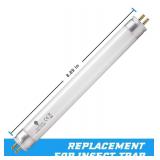 Replacement 6 Watt Bulbs F6T5/BL Fluorescent Tube G5 Base 9 inch Full Length Replacement for DT2000XL and DT2000XLP 2pk