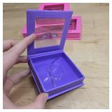 Set of 5 Single Pair Lash Keeper Saver Boxes for Faux Lashes