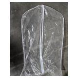 Zippered Hanging Suit Bag - Clear