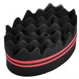 Hair Sponge Brush Big Holes Sponge Dreads Locking Afro Coil Comb Care Tool for Men Women Curls