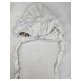 Under Scarf Hijab Cap with Tie-Back Closure Jersey Hijab Inner Caps with Rope Hijab Bonnet for Muslim Women (White)