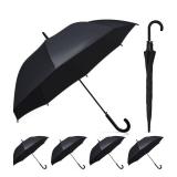 Fabbay 6 Pcs Umbrella Wedding Style Stick Umbrellas Large Windproof Bubble Umbrellas Rain Umbrellas with J Hook Handle for Bride Groom Gift