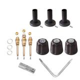 SENTO Bathtub and Shower 3 Handle Tub Trim Set For Gerber Faucets Bathtub Shower, Easy Installation, Heavy Duty Metal, Oil Rubbed Bronze