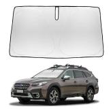 PAIMOHO Car Front Windshield Sun Shade for Subaru Outback 2015-2024, Car Window SunShades Shield Cover Visor Protector with 240T Reflective Fabric UV & Sun Heat Protection Accessories