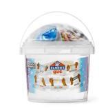 Elmer s Glue Premade Slime Glassy Clear Slime Includes 5 Sets of Slime Add-Ins 3 lb. Bucket