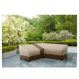 V-Shape Beige Patio Furniture Cover