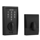 Schlage Century Matte Black Touch Electronic Deadbolt - Retail: $189