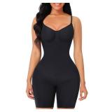 FeelinGirl Butt Lifter Bodysuit Body Shaper Plus Size Seamless Full Body Waist Trainer Tummy Control Shapewear Back Support Black 3XL/4XL