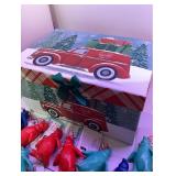 Gorgeous Truck Gift Box 11x8x5.5 in with 14 Ornaments