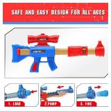 YEEBAY Shooting Game Toy for Age 6, 7, 8,9,10+ Years Old Kids, Boys - 2pk Air Guns & Shooting Target & 24 Foam Balls - Ideal Gift - Compatible with Toy Guns