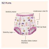 EZ Moms 10 Packs Double Absorption Training Pants 2t-3t High Waist Training Underwear Toddler Potty Training Pants Reusable Potty Training Underwear for Girls 2T Toddler Training Underwear