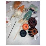 FALL IN A BAG, GEL WINDON CLINGS, LACE DOLILES , PUMPKIN AND MORE