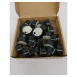 merrynights Black Candles, 24 Pack Tea Lights Candles Battery Operated, LED Tealight Candles, Halloween Flameless Candles for Fall, Holiday Decor, Theme Party, DIY -1.4" D X 1.3