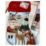 Childâs Stocking, Build a Snowman Kit, Bag of Snowflakes, and Four Mini Stockings