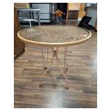 Round Metal Outdoor Table