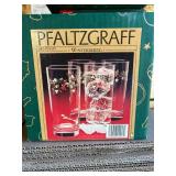 Set Of 4 Pfaltzgraff Winterberry 15 Oz Hand Painted Cooler Glasses - Excellent