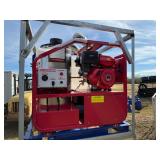 Diesel Burner Hot Water Pressure Washer with Water Tank and Gas Engine on Skid